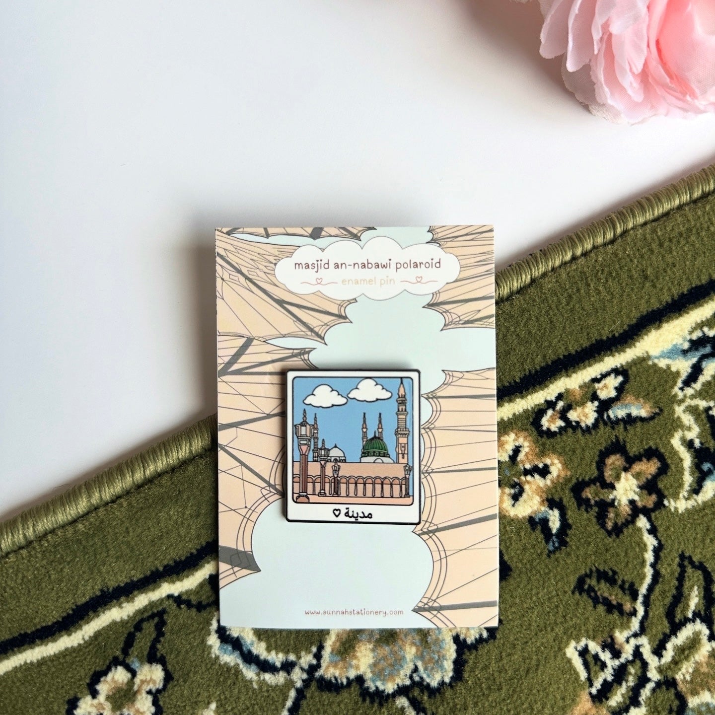 masjid an-nabawi polaroid pin
