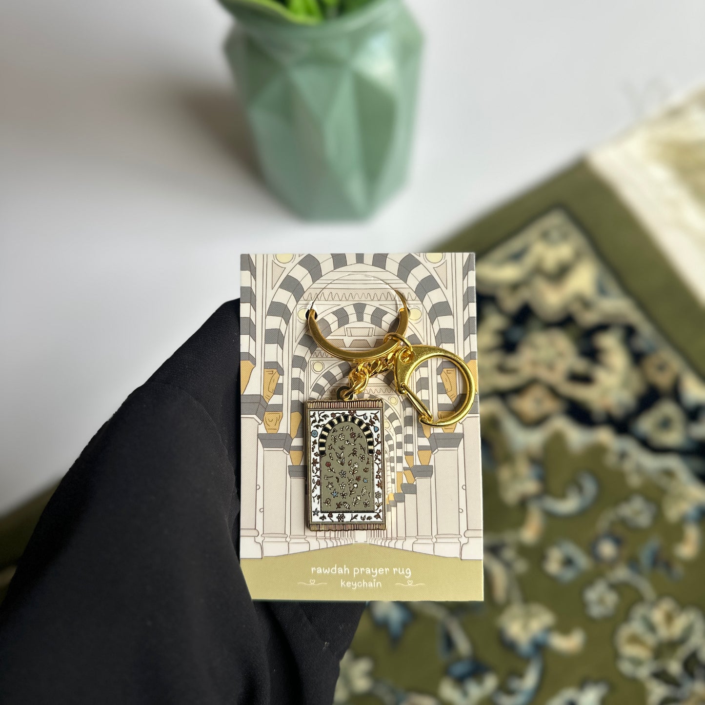 rawdah rug keychain