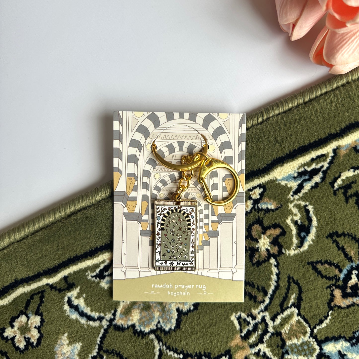 rawdah rug keychain