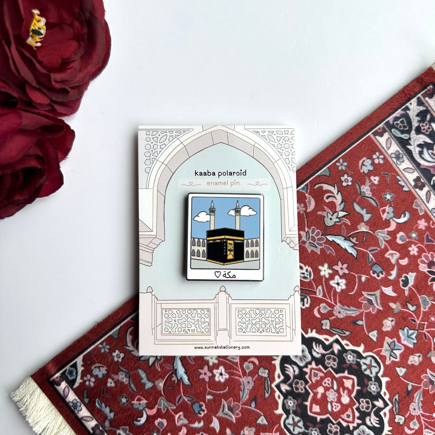 kaaba polaroid pin