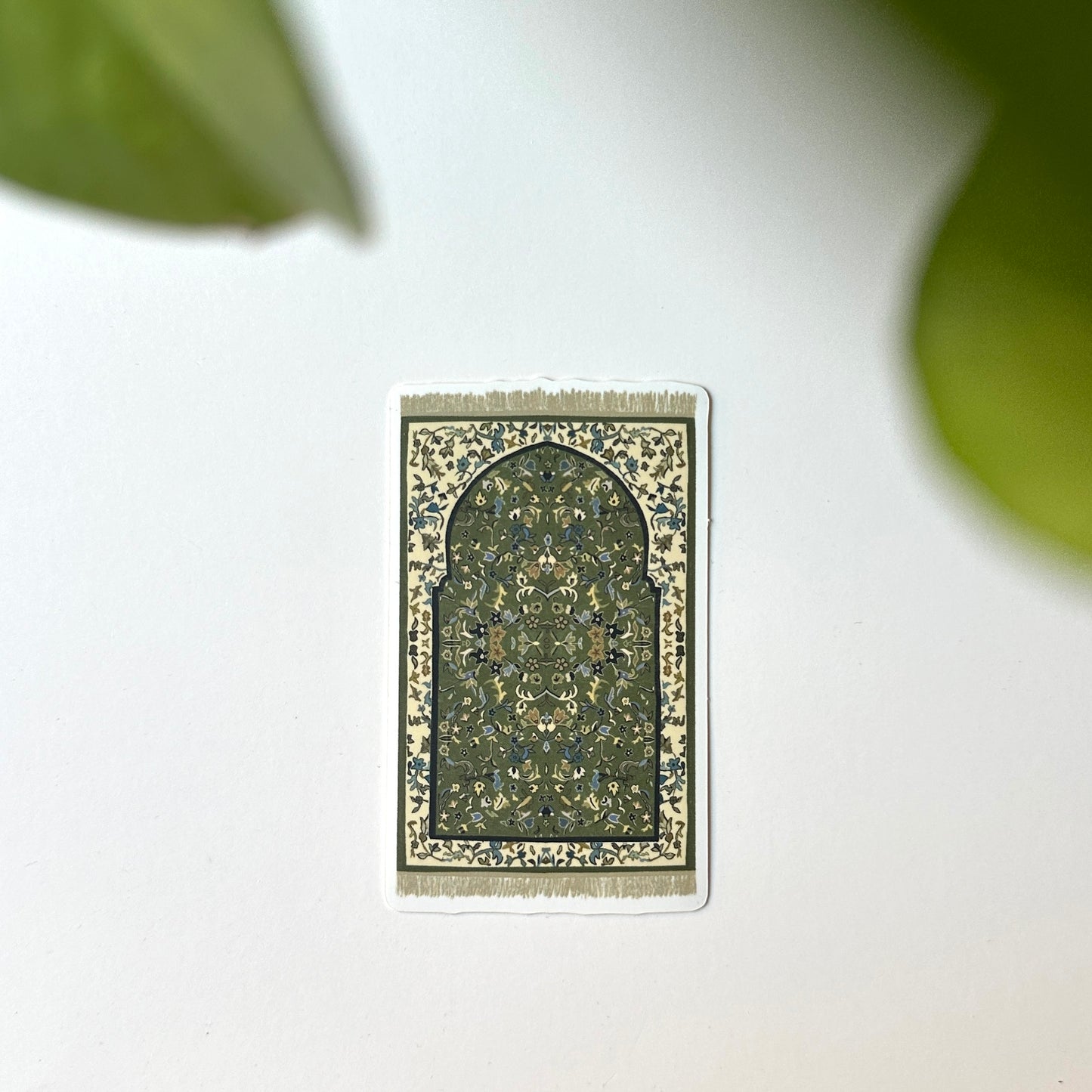 rawdah prayer rug sticker