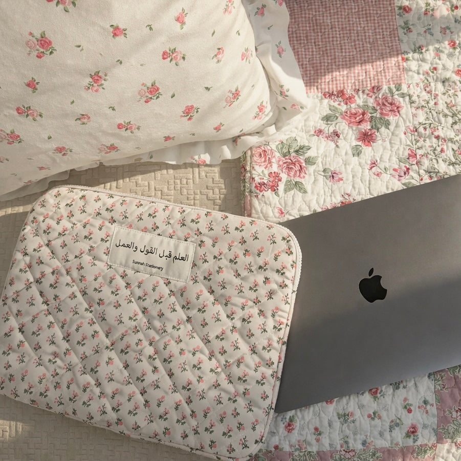 floral laptop bag