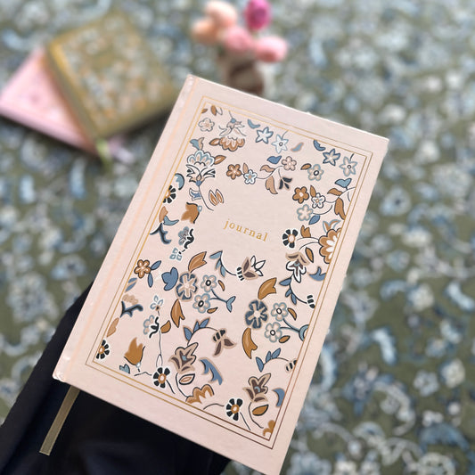 cream rawdah notebook