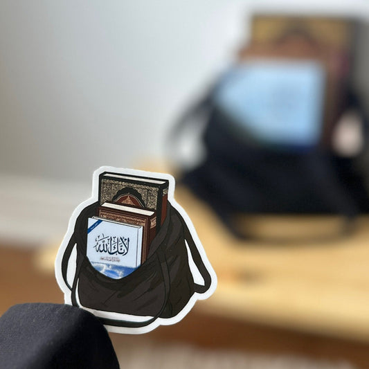 bag of books sticker