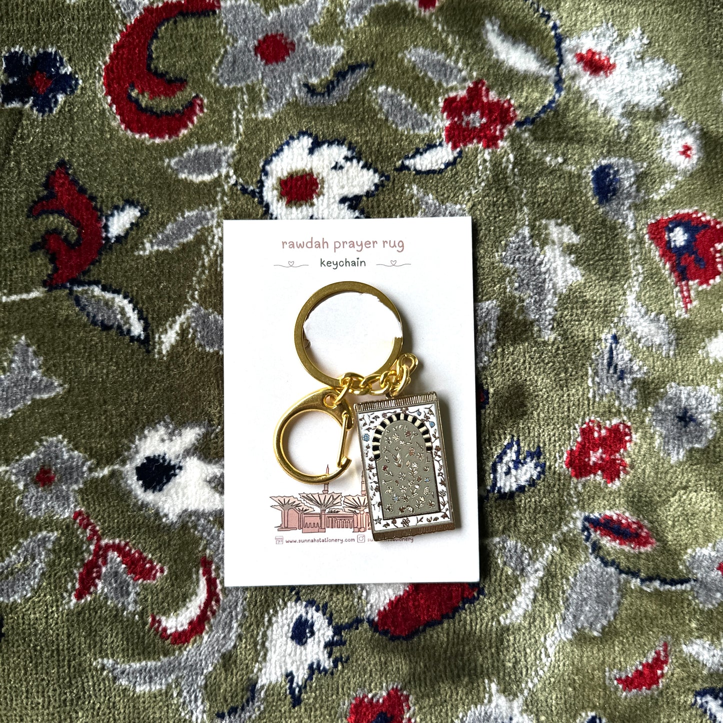 rawdah rug keychain