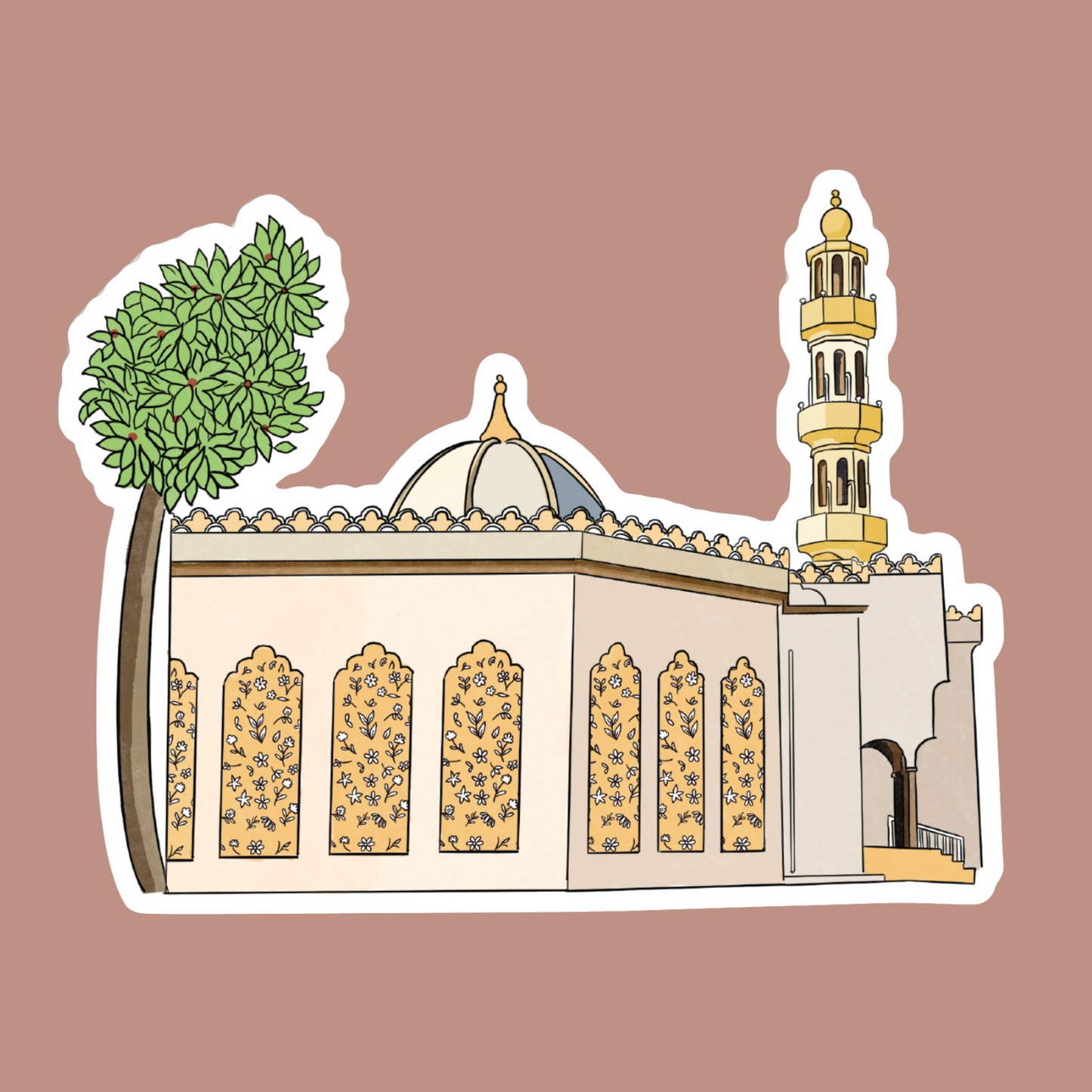 masjid sticker